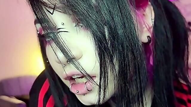 Teen goth piercings