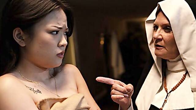 Feed Me featuring Lulu Chus straight hair scene