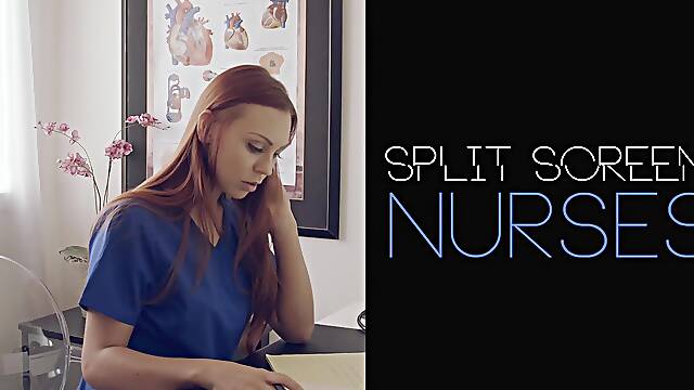 Split Screen Nurses #2 - Starring: Ornella Morgan