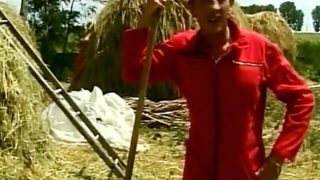 Incredible Blonde Farmer Tired From Work Recovering Her Energy By Having A Fuck