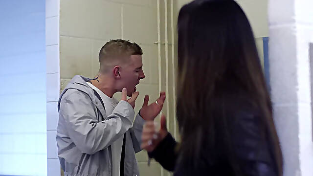 Beautiful Eva Lovia railed hard in her pussy and mouth