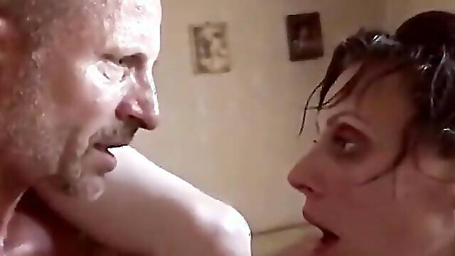 Watch Big Tits and MILF take turns in hardcore threesome with George Uhl