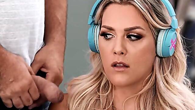 Sly, sneaky fuck with a good looking gamer girl