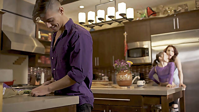 Shemale Ariel Demure fucks friends fiancee Maya in front of him