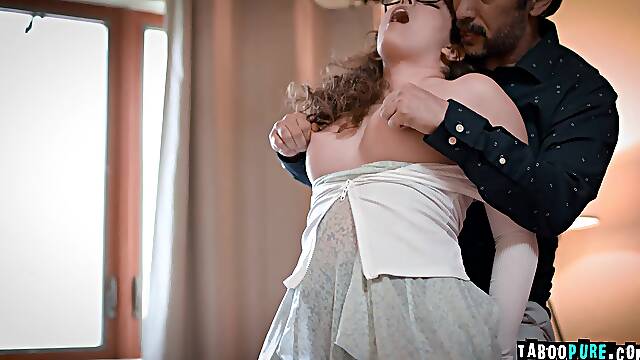 Busty Leona Lovings fucked by his professor Tommy Pistol