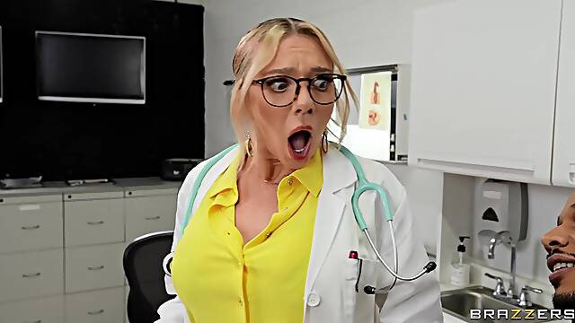 Hot Doctor Tiffany Watson Gets Double Dominated