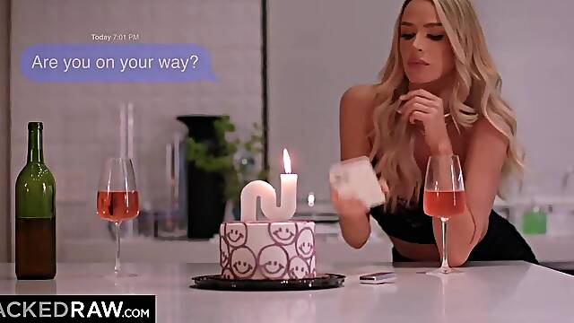 Blackedraw Breasty golden-haired takes on BBC