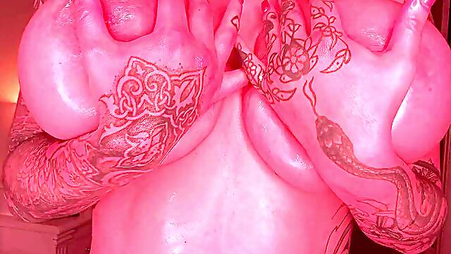 Arabelle Raphael big OILY knockers ASMR JOI