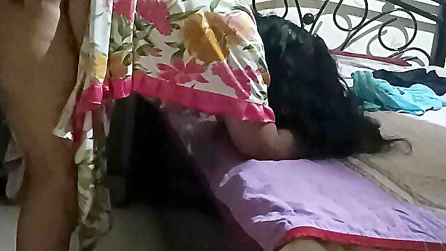 Nighty uthake bhabi ko doggy banaker choda