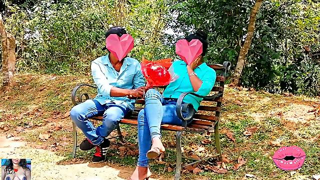   Janaki gets fucked on Valentines Day Public Park to  Hotel Room