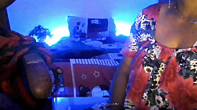 Desi Bhabhi got naked and got her boobs released for the pleasure of the neighbours boyfriend.