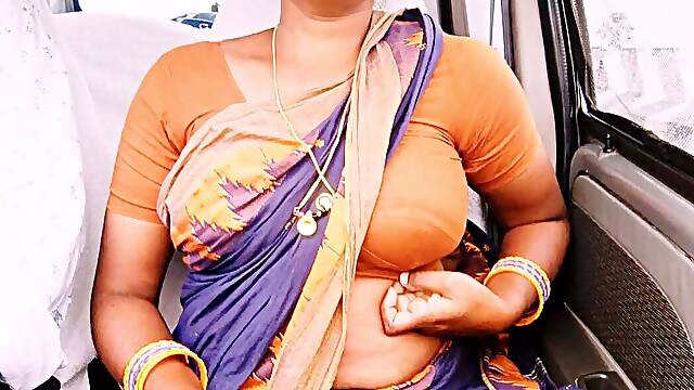 Sexy maid name of Rangi car sex and pissing, telugu DIRTY talks.