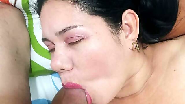 Perverted wife likes to suck cock
