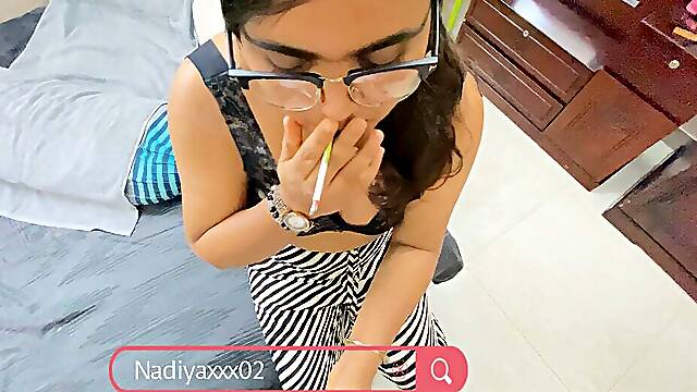 Devar and Bhabhi smoked cigarettes and had sex