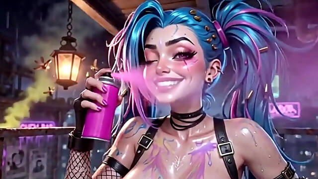 Jinx Wet Tease Compilation Big Tits and Ahegao Full
