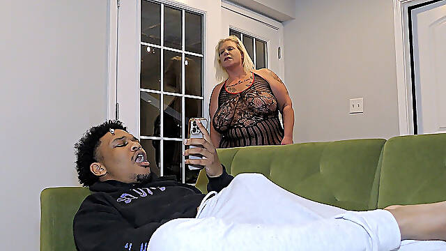 Busted by My Squirting Stepmother